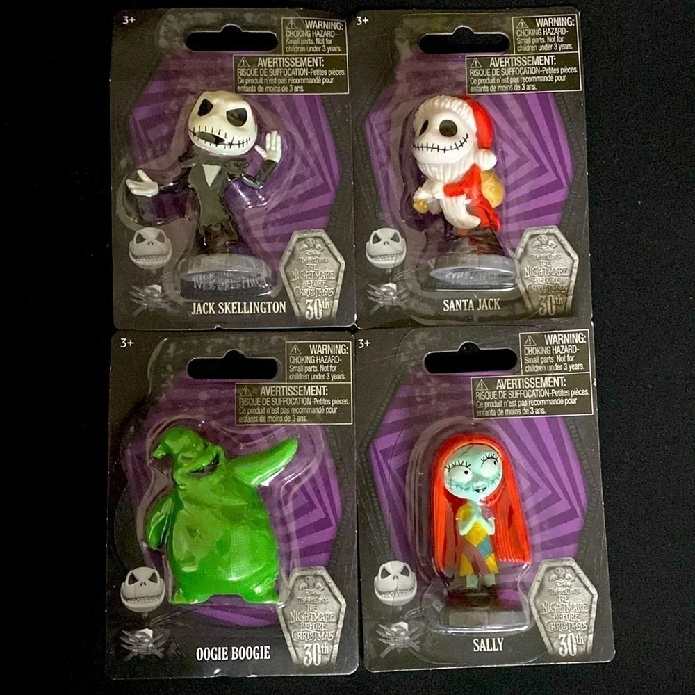 Nightmare before Christmas Disney Halloween decor Christmas mini figures village